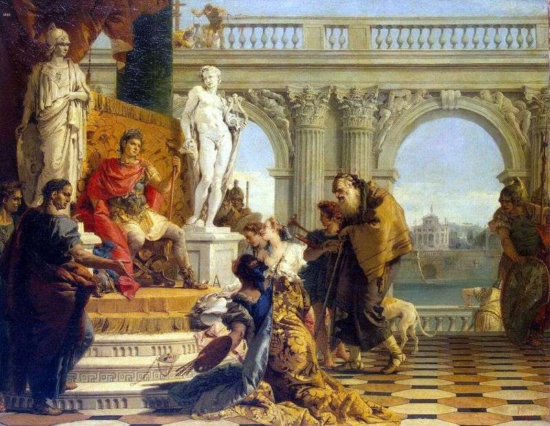 Меценат представляє імператору Августу вільні мистецтва   Джованні Баттіста Тьєполо