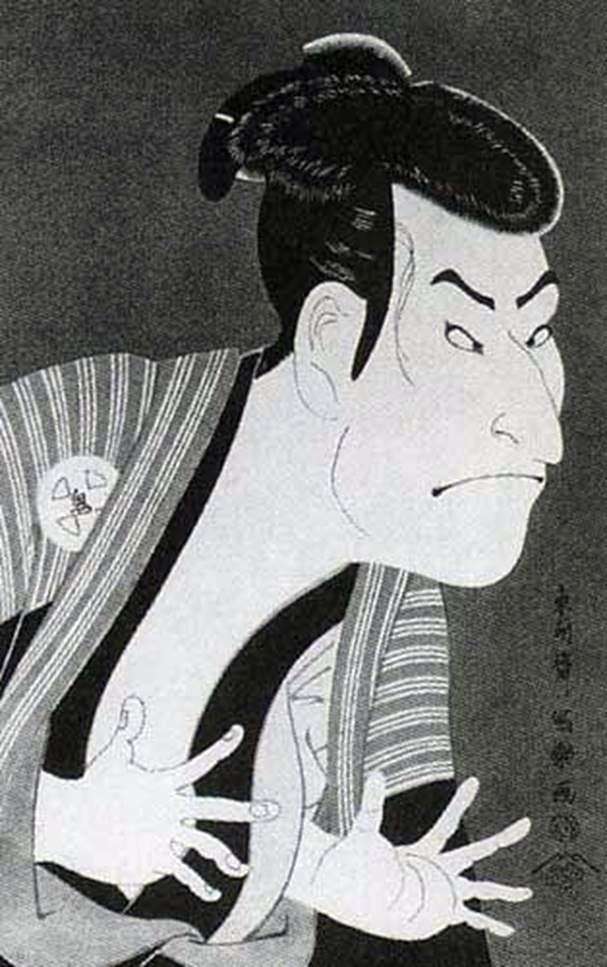Актор Отані Онидзи II у ролі слуги Эдохея   Тосюсай Сяраку
