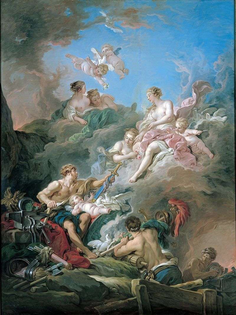 Венера у кузні Вулкана   Франсуа Буше