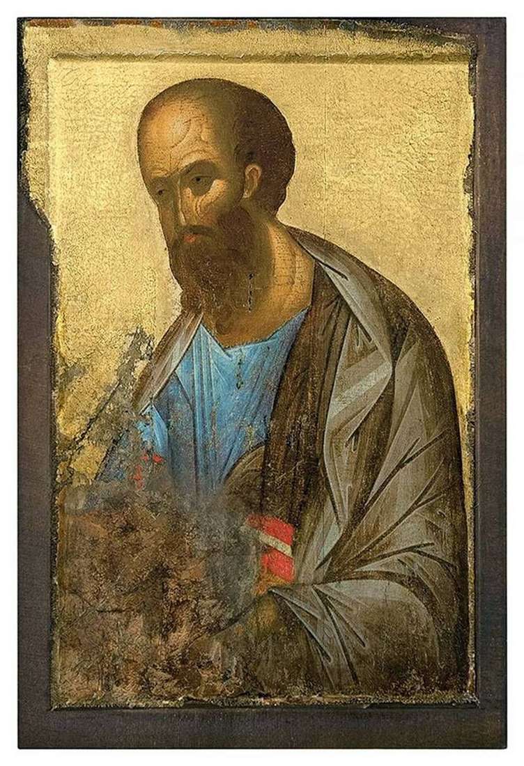 Апостол Павло з деісусного чину   Андрій Рубльов