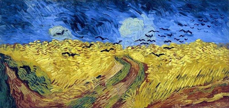 Ворони на пшеничному полі (Пшеничне поле з воронами)   Вінсент Ван Гог