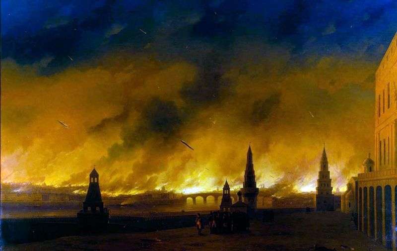 Пожежа Москви в 1812 році   Іван Айвазовський