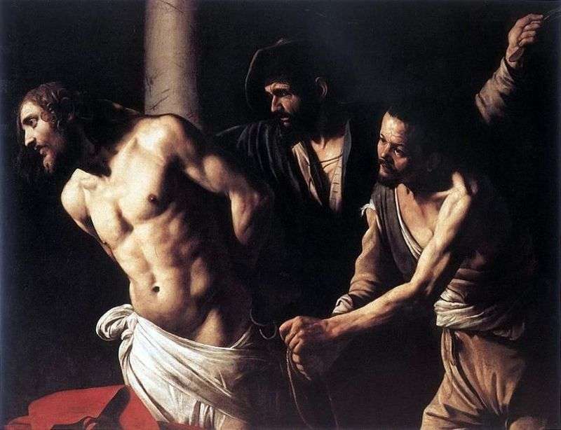 Христос біля колони   Мікеланджело Мерізі да Караваджо
