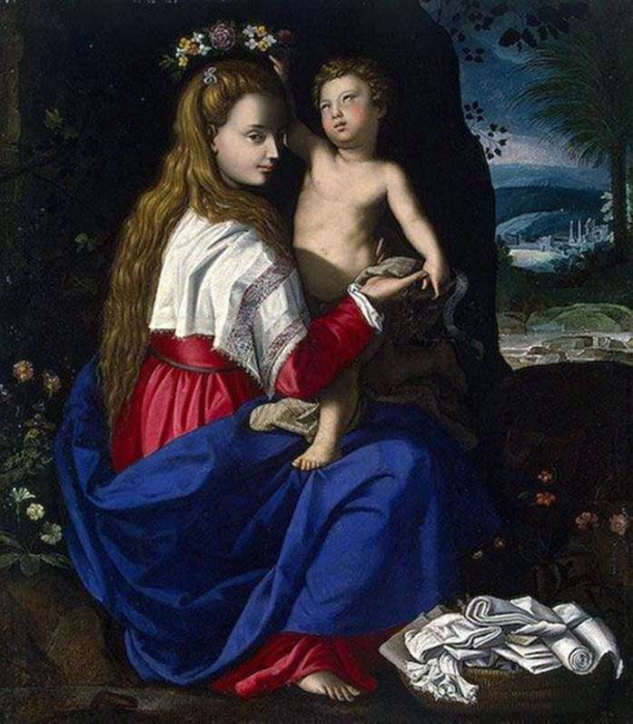 Мадонна з немовлям   Алессандро Аллори