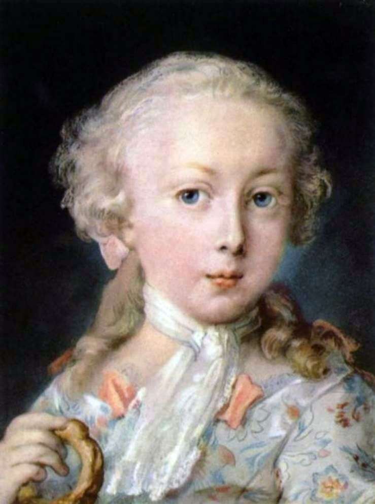 Портрет дитини з сімї Ле Блон   Розальба Каррьера