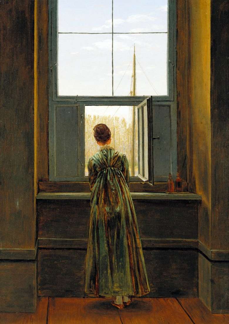 Жінка біля вікна   Каспар Давид Фрідріх