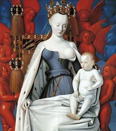 Мадонна з немовлям   Жан Фуке