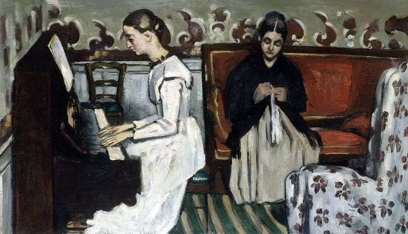 Дівчина у піаніно (Увертюра до Тангейзеру)   Поль Сезанн