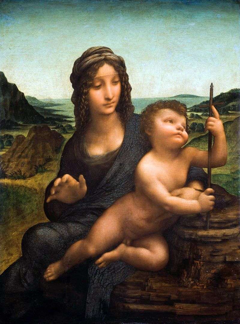 Мадонна з прядкою   Леонардо Да Вінчі