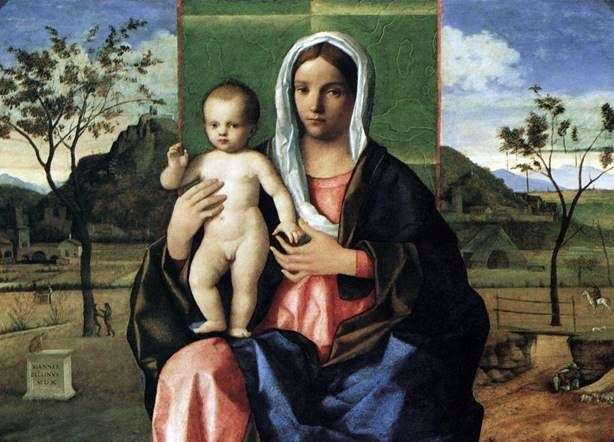 Мадонна і немовля з благословенням   Джованні Белліні