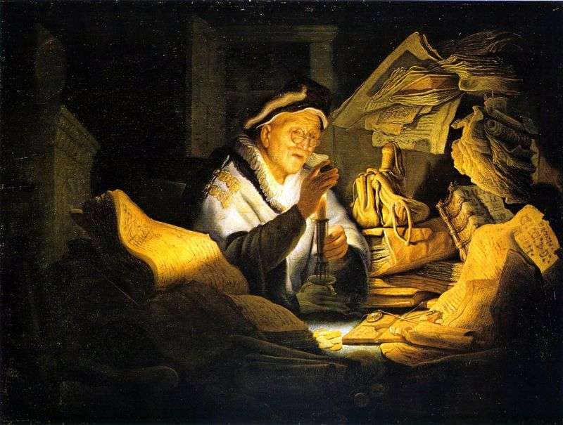 Притча про багача   Рембрандт Харменс Ван Рейн