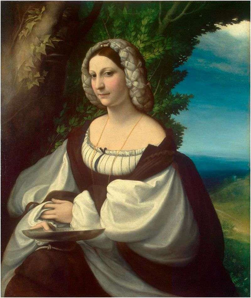 Жіночий портрет   Корреджо (Антоніо Алегрі)
