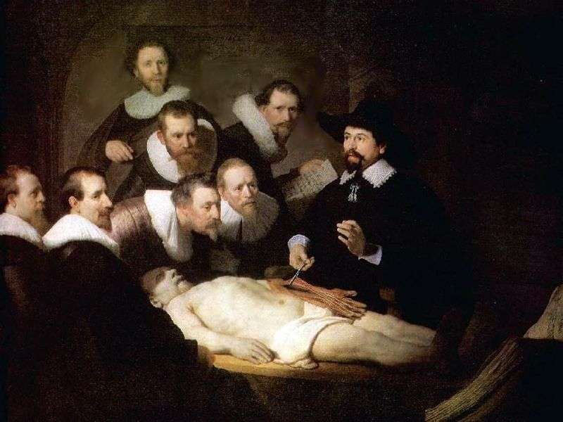 Урок анатомії доктора Ніколаса Тюльпа   Рембрандт Харменс Ван Рейн