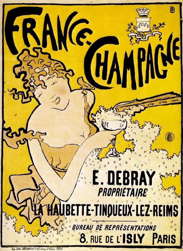 Афіша французького шампанського   Пєр Боннар