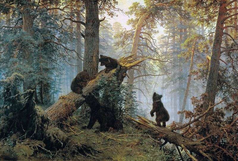 Ранок у сосновому лісі (Три ведмеді)   Іван Шишкін