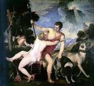 Венера і Адоніс   Тіціан Вечелліо