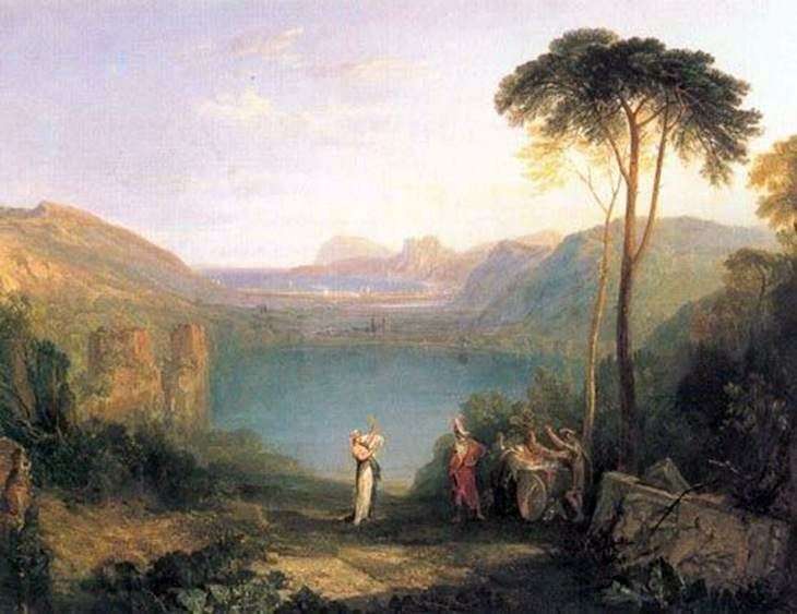 Озеро Аверн: Еней і дух Куми   Вільям Тернер