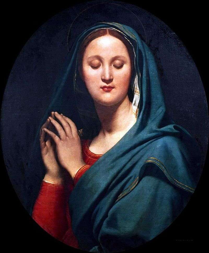 Богородиця у синій вуалі   Жан Огюст Домінік Енгр