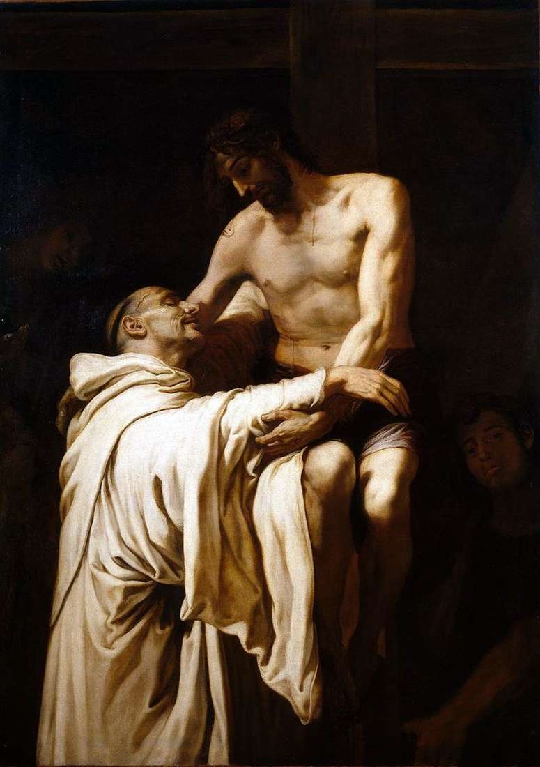 Святий Бернард обіймає Христа   Франсіско Рібальта