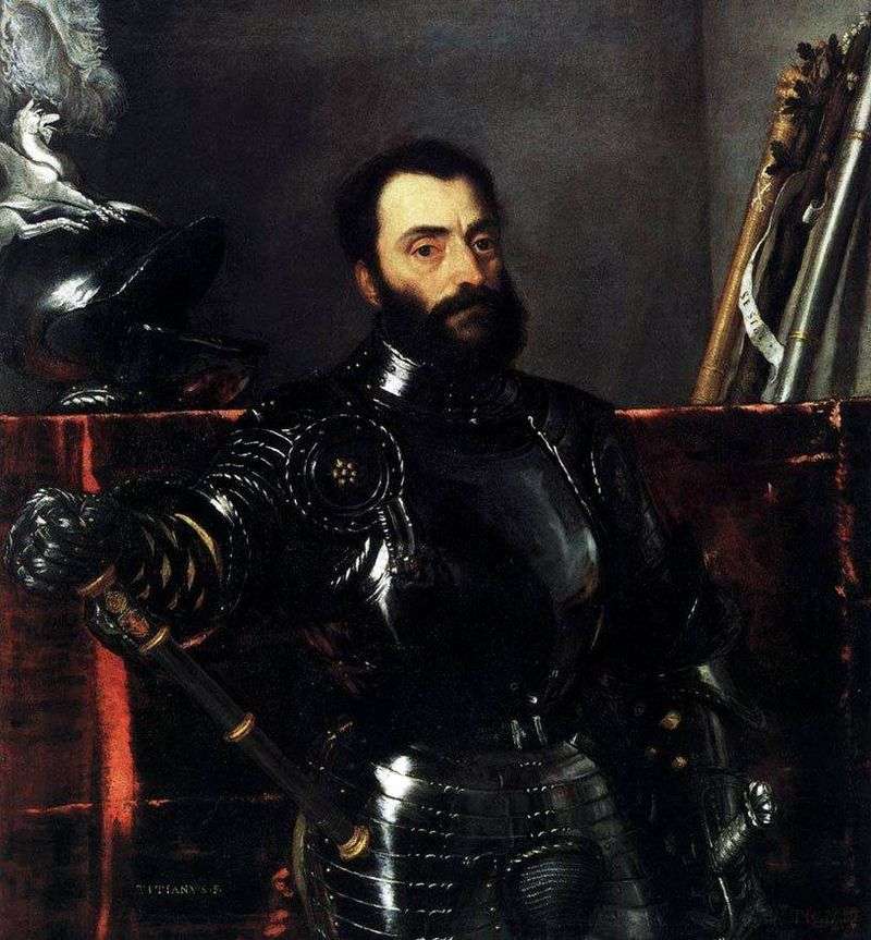 Портрет Франческо Марія делла Ровере   Тіціан Вечелліо