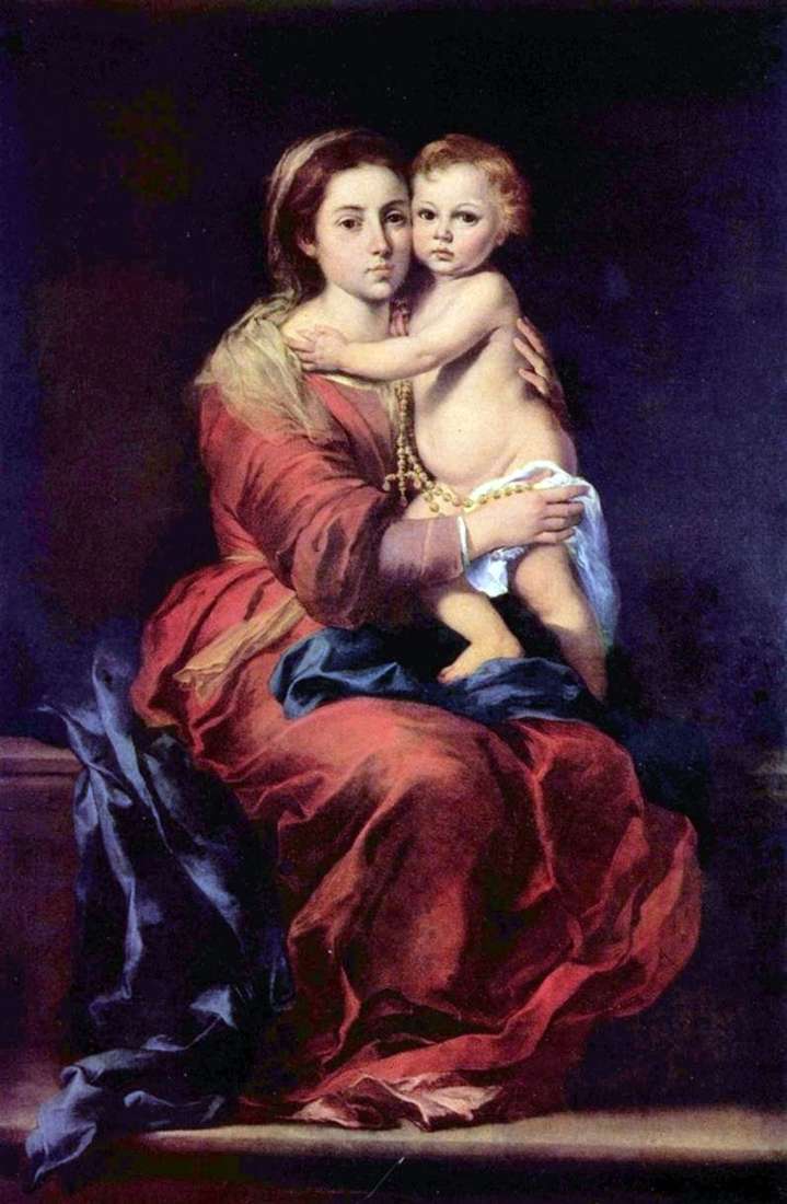Мадонна з чотками   Бартоломе Естебан Мурільйо