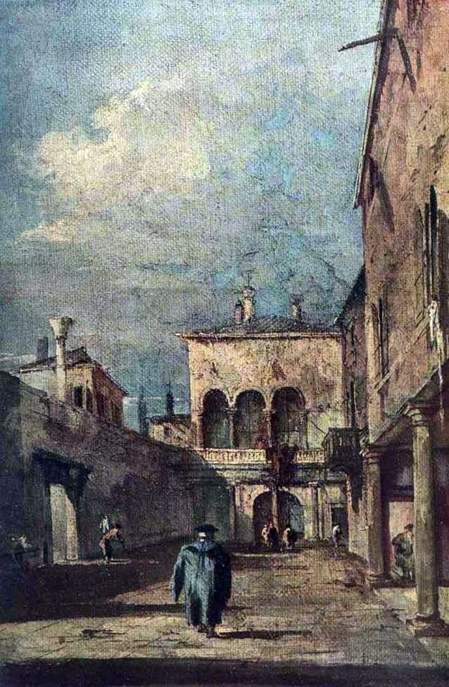Венеціанський дворик   Франческо Гварді
